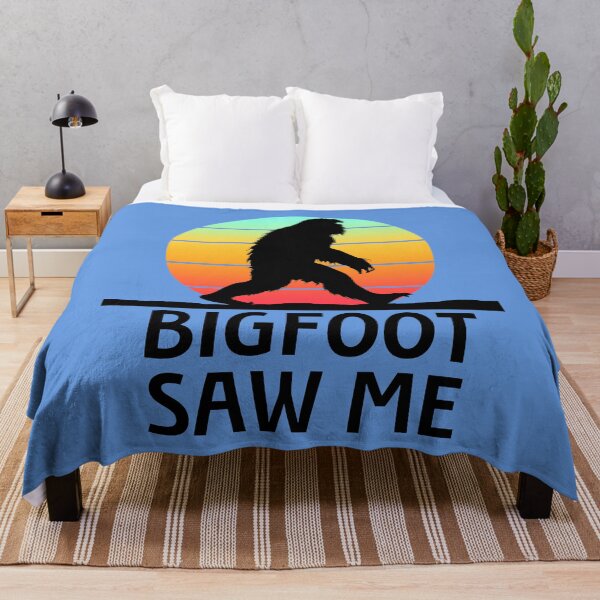 Item preview, Bigfoot Saw Me - gradient sunset tee shirts stickers pillows and more designed and sold by FlippinTurtles.