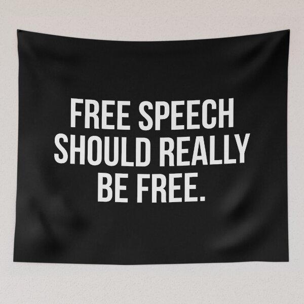 Item preview, Free speech should really be free. designed and sold by Tarun Bisht.