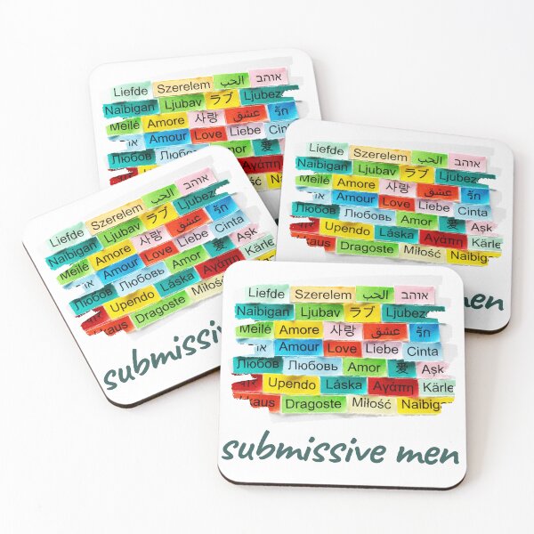 Item preview, i love submissive men designed and sold by MokonoKokoro.