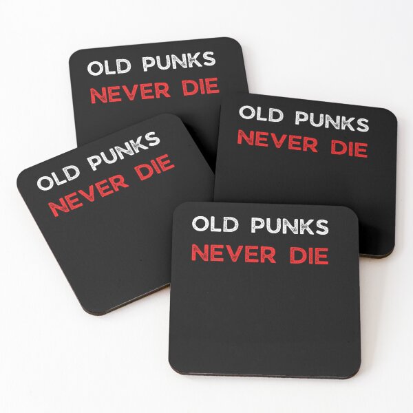 Item preview, Old Punks Never Die Sticker designed and sold by ebenezercim2.