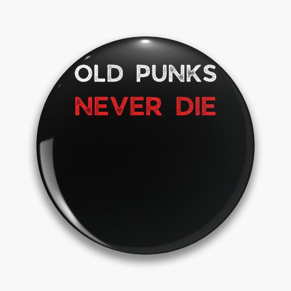 Item preview, Old Punks Never Die Sticker designed and sold by ebenezercim2.