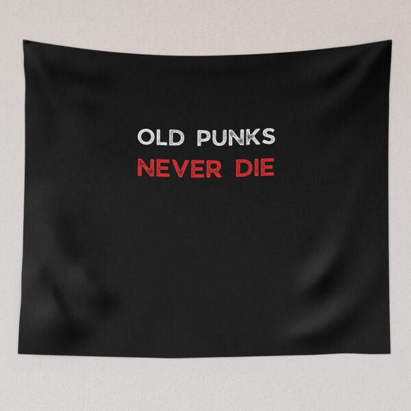 Item preview, Old Punks Never Die Sticker designed and sold by ebenezercim2.