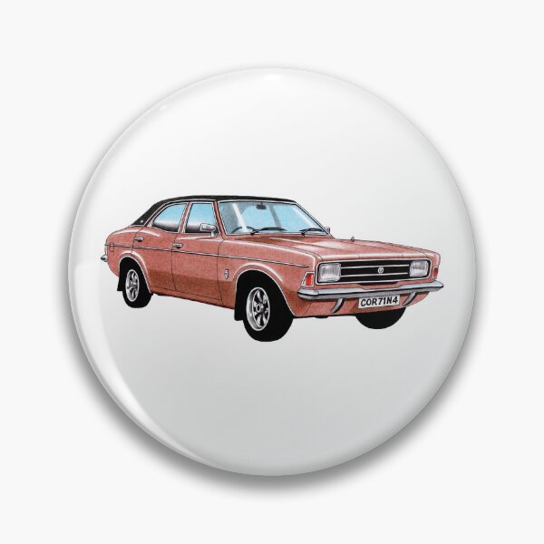 Item preview, Ford Cortina Mk3 in brown with vinyl roof designed and sold by Retroblast.