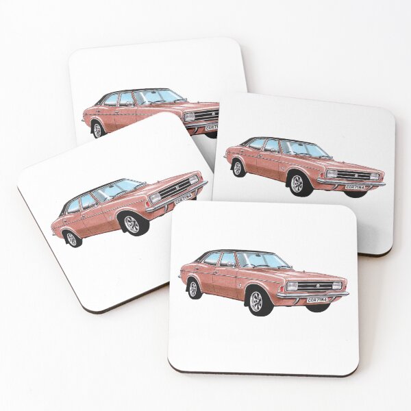 Item preview, Ford Cortina Mk3 in brown with vinyl roof designed and sold by Retroblast.