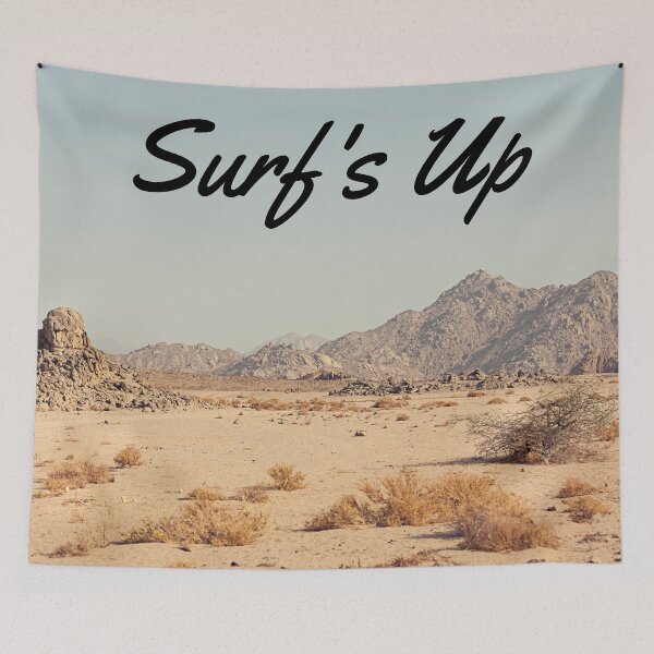 Item preview, Surf's Up in the post apocalyptic desert beach designed and sold by Timhoganmusic.