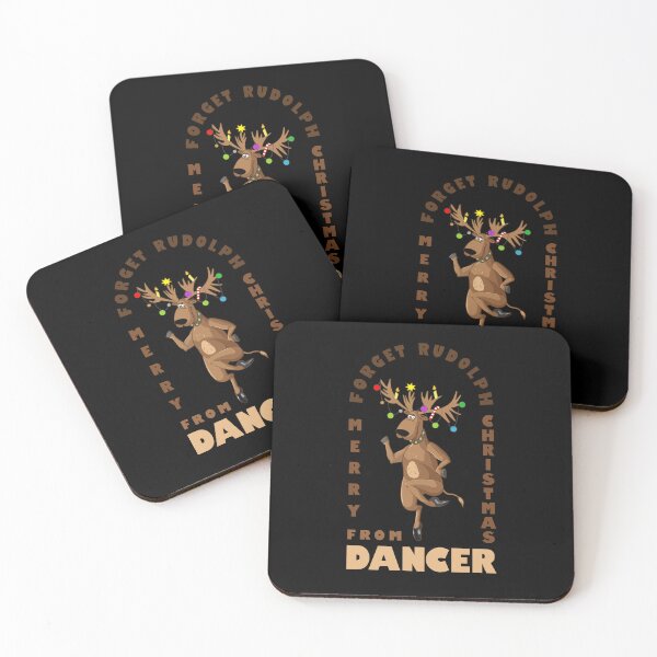 Item preview, SANTAS REINDEER DANCER - FORGET RUDOLPH - CHRISTMAS FUNNY PUN designed and sold by KoolDsignsDANCE.