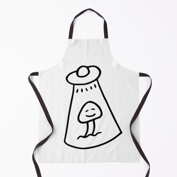 Item preview, Ufo Mushroom Doodle designed and sold by vandervisuals.