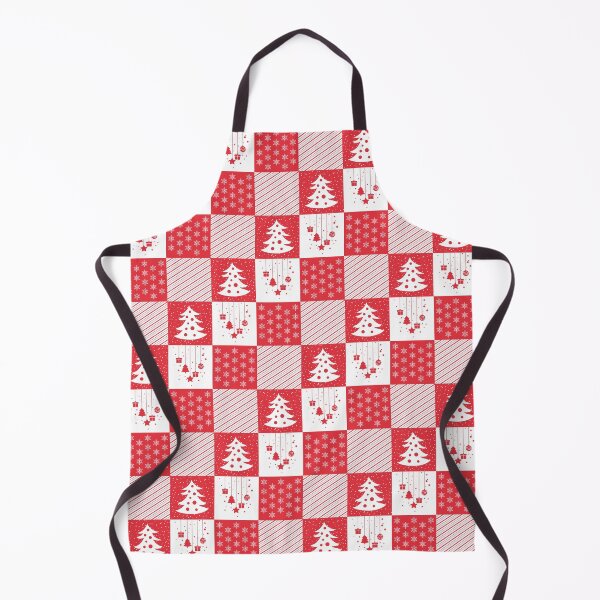 Item preview, Christmas Vibes Red and White Patchwork Pattern designed and sold by humnoo.