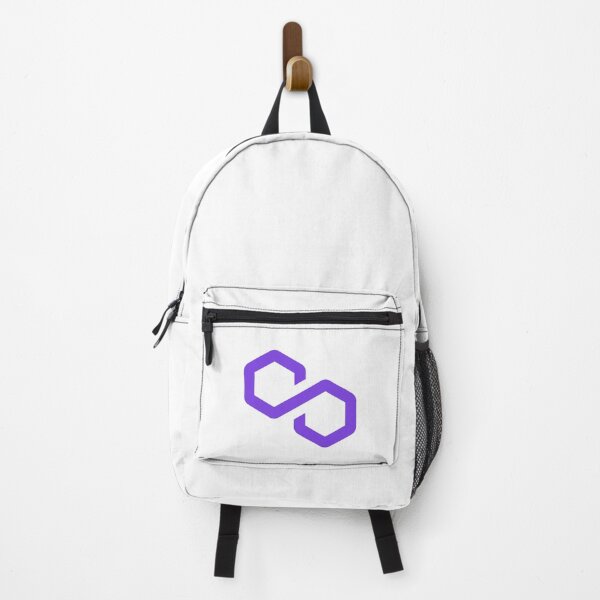 Item preview, Polygon MATIC Crypto Altcoin - Clean Purple Outline Logo Variant #2 designed and sold by CryptoMoods.