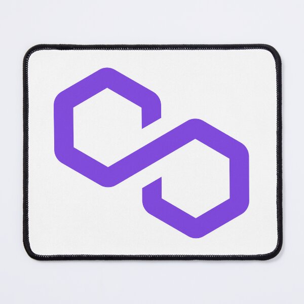 Item preview, Polygon MATIC Crypto Altcoin - Clean Purple Outline Logo Variant #2 designed and sold by CryptoMoods.