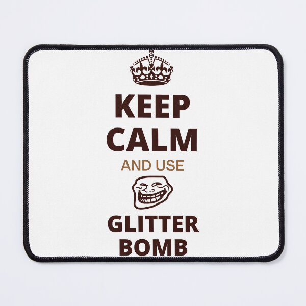 Item preview, Keep Calm And Use Glitter Bomb designed and sold by MandMVintagez.