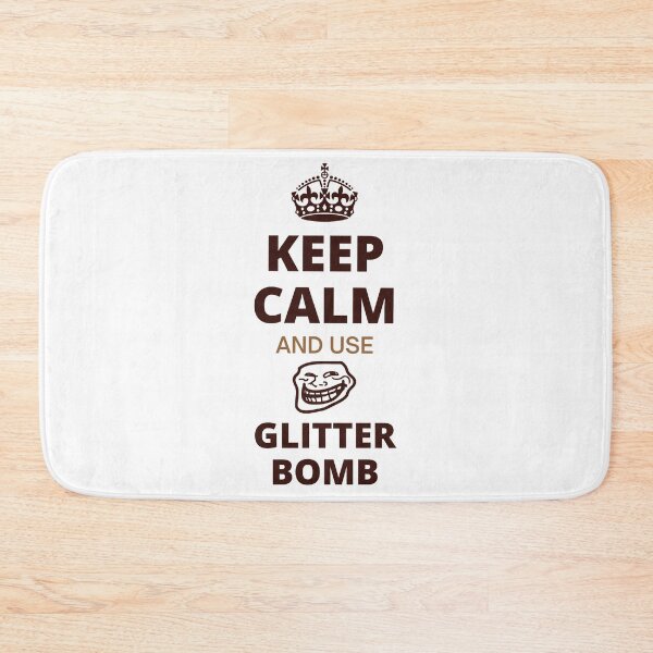 Item preview, Keep Calm And Use Glitter Bomb designed and sold by MandMVintagez.