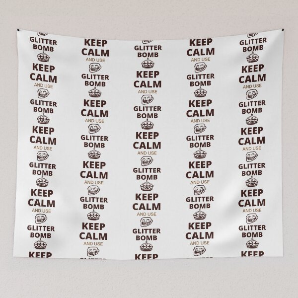 Item preview, Keep Calm And Use Glitter Bomb designed and sold by MandMVintagez.