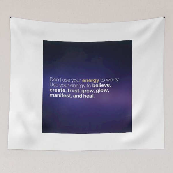 Item preview, Dont use your energy to worry designed and sold by MaxManN1.