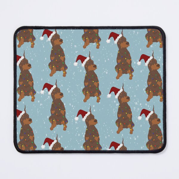 Item preview, Christmas Red Doberman Pinscher designed and sold by KantstandyaC.