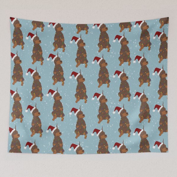 Item preview, Christmas Red Doberman Pinscher  designed and sold by KantstandyaC.