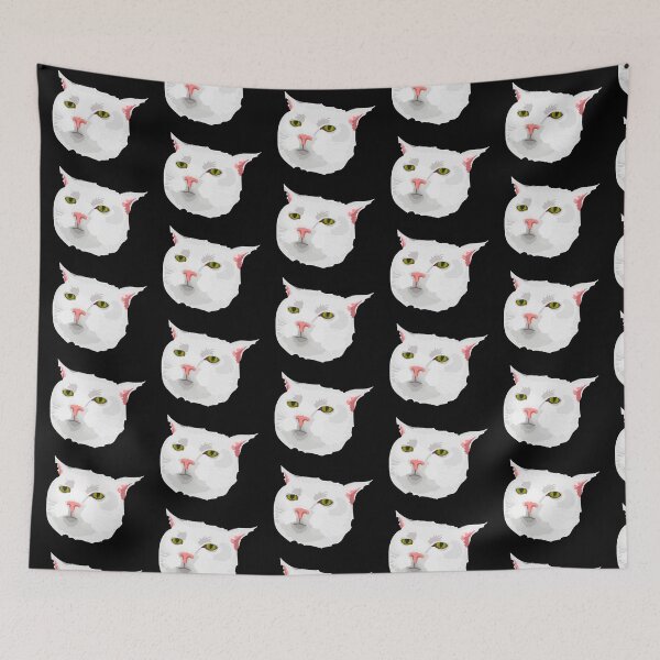 Item preview, Serious Cat Meme, Cursed Cat Images designed and sold by printify.