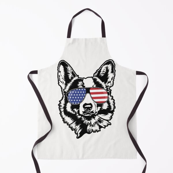 Item preview, Welsh Corgi American Flag Sunglasses Patriotic Dog designed and sold by dogarts.