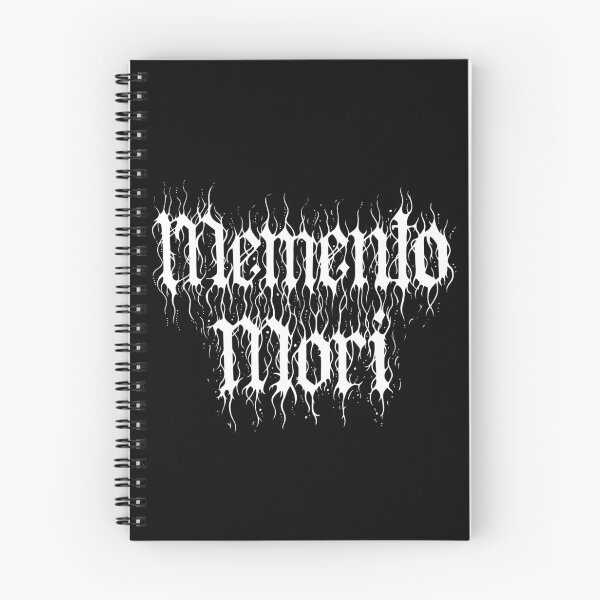 Item preview, Memento Mori -white on black designed and sold by B-d-t.