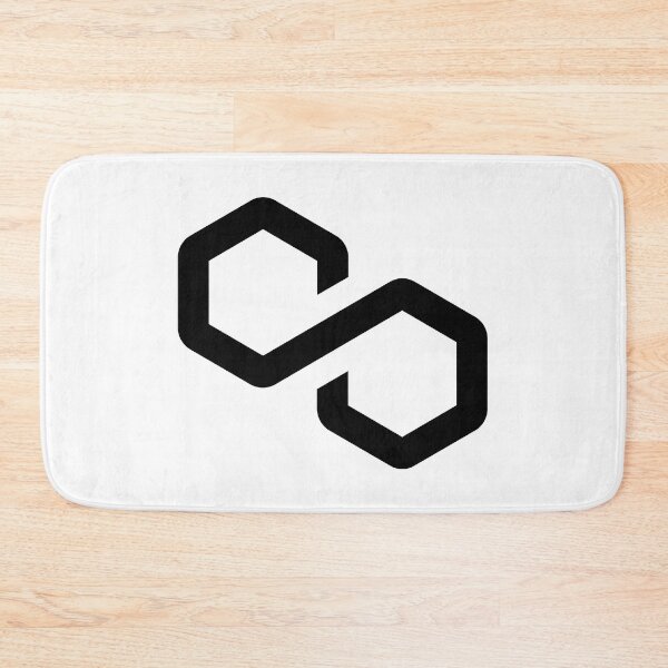Item preview, Polygon MATIC Crypto Altcoin - Clean Black Outline Logo Variant #2 designed and sold by CryptoMoods.