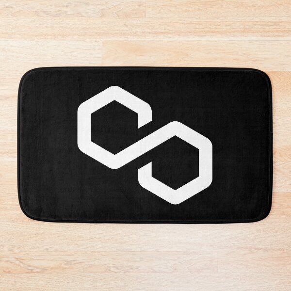 Item preview, Polygon MATIC Crypto Altcoin - Clean White Outline Logo Variant #1 designed and sold by CryptoMoods.