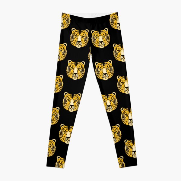 Tiger Face: Up Close and VERY Personal Art Photo Leggings for