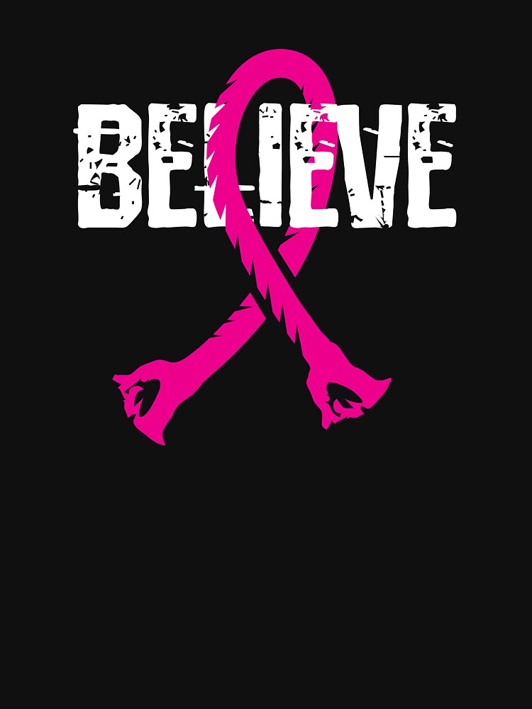 Believe Breast Cancer Cowboy Rope by DOODL