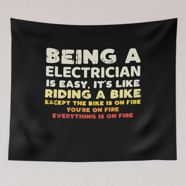 Item preview, Electrician Saying Funny designed and sold by 1681830934131.