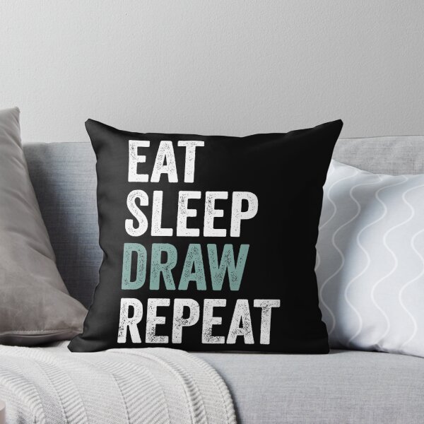 Aperçu de l'œuvre Eat Sleep Edit Repeat Funny Editor créée et vendue par PandaPope.