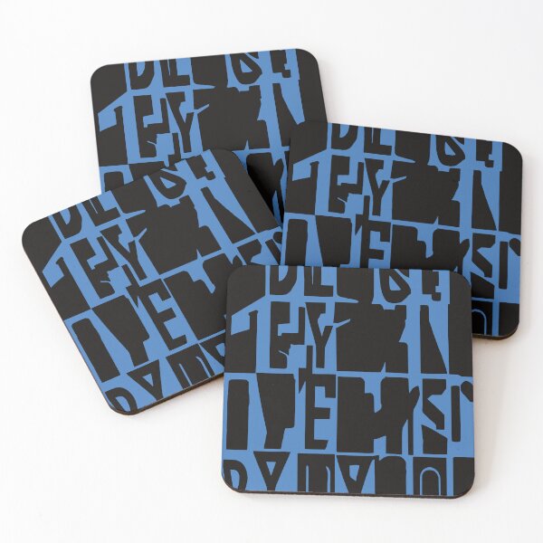 Item preview, Old News, Geometric Design In Blue designed and sold by I-Desire.