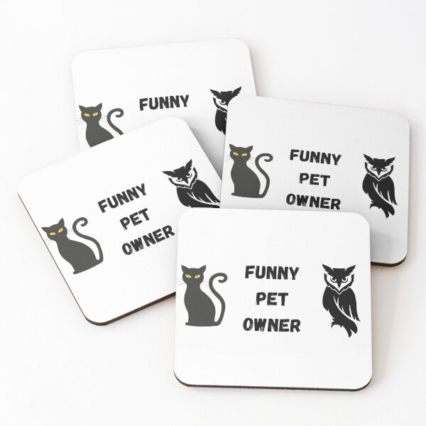 Item preview, a cat and an owl funny pet owner T-Shirt designed and sold by Cyberistshop.