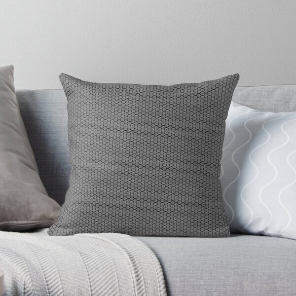 Motif noir et gris Coussin