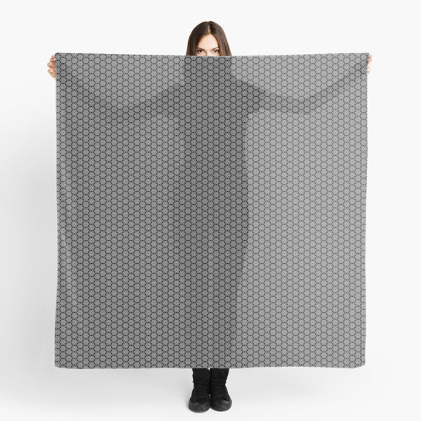 Motif noir et gris Foulard