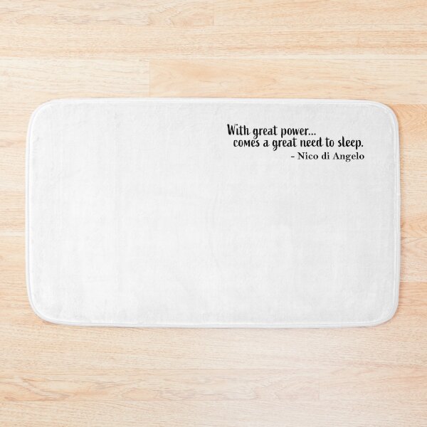 Item preview, Nico di Angelo quote - Percy Jackson inspired design designed and sold by photonxt.
