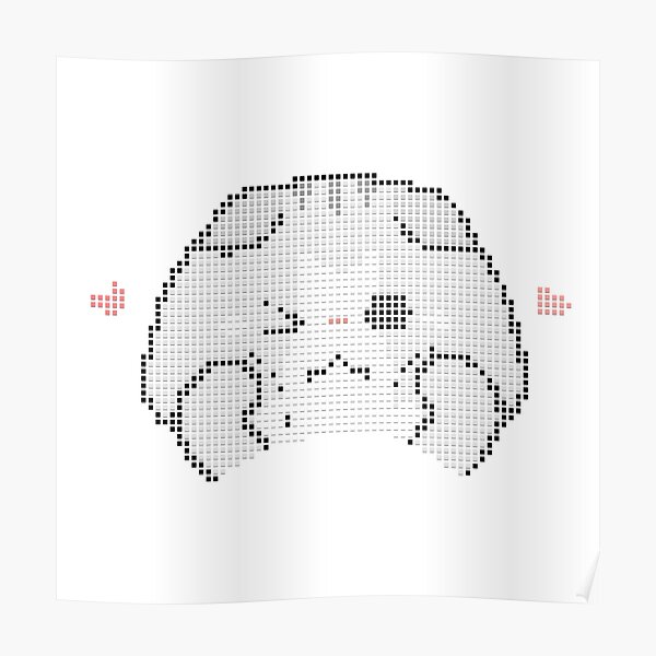 Black Cat Lover Pixel Art Poster For Sale By Pixel4art Redbubble 0599