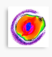 Psychedelic design with bright colors Canvas Print
