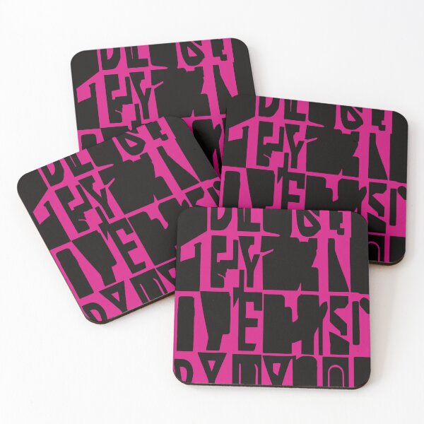 Item preview, Old News, Geometric Design In Cerise Red designed and sold by I-Desire.