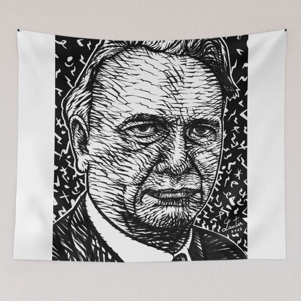 Item preview, KARL JASPERS ink portrait designed and sold by lautir.