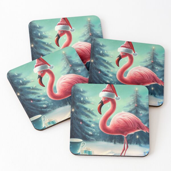Item preview, Cute Christmas Flamingo  designed and sold by art8085.