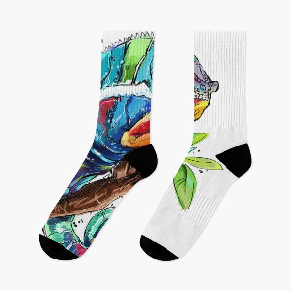Item preview, Watercolor Abstract Chameleon designed and sold by Ink Bloom Studio ⭐⭐⭐⭐⭐.