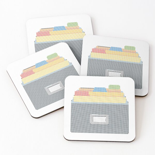 Item preview, Emoji Pixel Art Card File Box designed and sold by Pixel4Art.