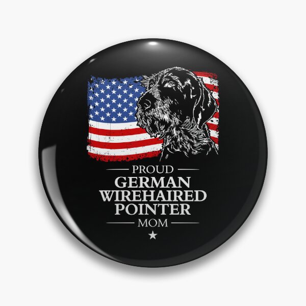Item preview, German Wirehaired Pointer Mom American Flag Patriotic Dog designed and sold by dogarts.