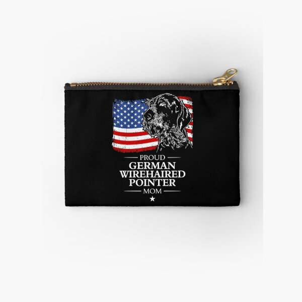 Item preview, German Wirehaired Pointer Mom American Flag Patriotic Dog designed and sold by dogarts.