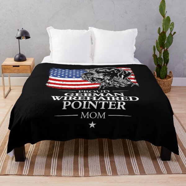 Item preview, German Wirehaired Pointer Mom American Flag Patriotic Dog designed and sold by dogarts.