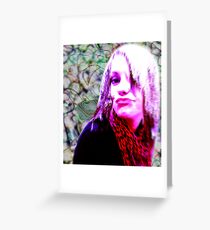 Pouting Greeting Card