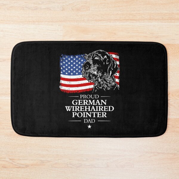 Item preview, German Wirehaired Pointer Dad American Flag Patriotic Dog designed and sold by dogarts.