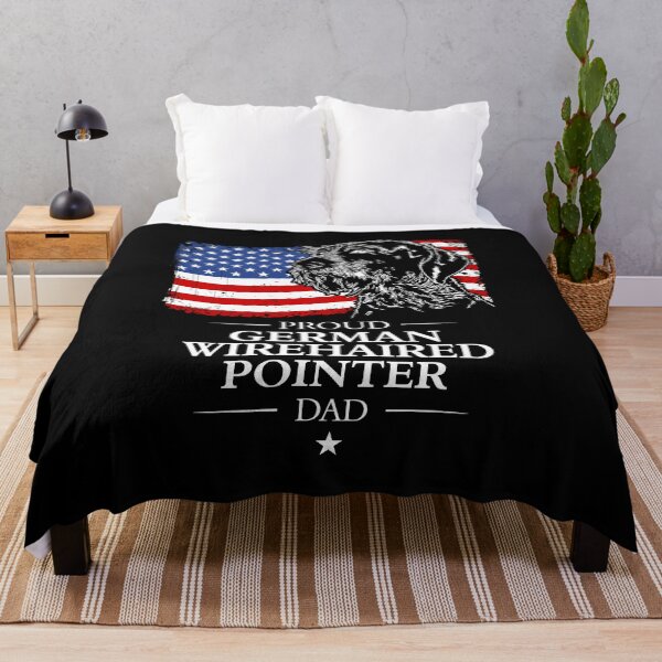 Item preview, German Wirehaired Pointer Dad American Flag Patriotic Dog designed and sold by dogarts.