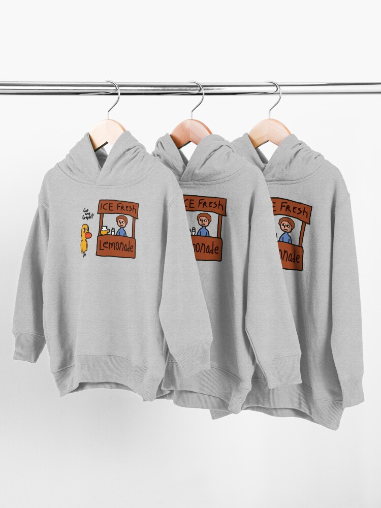 Alternate view of Lemonade Stand Got Any Grapes? Toddler Pullover Hoodie