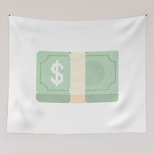 Item preview, Emoji Pixel Art Banknote with Dollar Sign designed and sold by Pixel4Art.