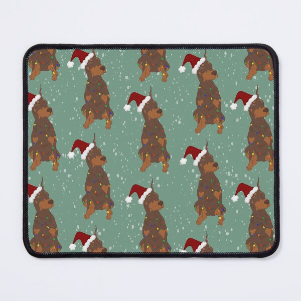 Item preview, Christmas Red Doberman Pinscher - Green designed and sold by KantstandyaC.